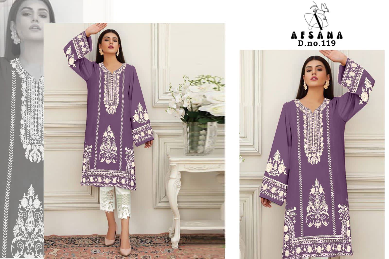 DN 119 Afsana Pakistani Readymade Suits Catalog